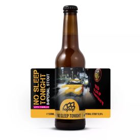 No Sleep Tonight 0,33l - 9,5% Vaníliás Imperial Stout