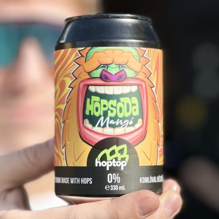 Hopsoda Mangó 0% – Komlóval készült cukormentes szénsavas üdítőital