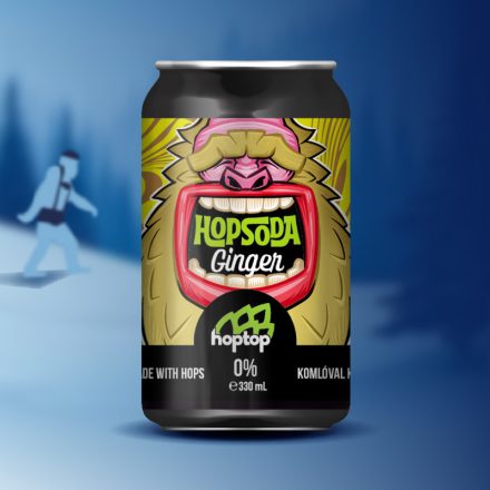 Hopsoda Gyömbér 0% - Komlóval készült szénsavas üdítőital