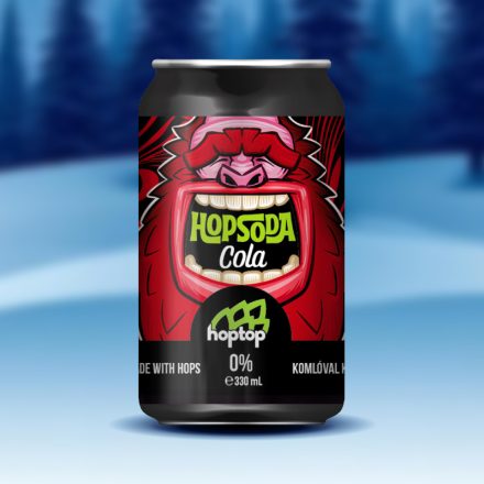 Hopsoda Cola 0% - Komlóval készült szénsavas üdítőital