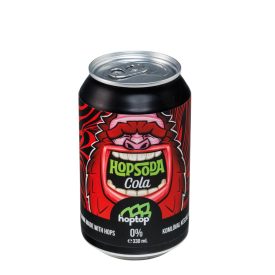 Hopsoda Cola 0,33l - 0% - Komlóval készült szénsavas üdítőital   Hopsoda Cola 0,33l - 0% - Komlóval készült szénsavas üdítőital