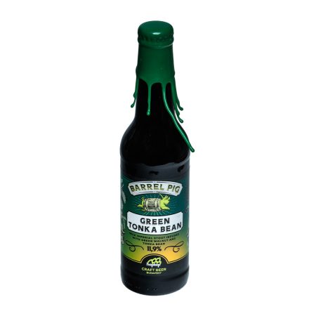 Green Tonka Bean 0,33l - 13,8% - Imperial Milk Stout / Barrel Pig Series 
