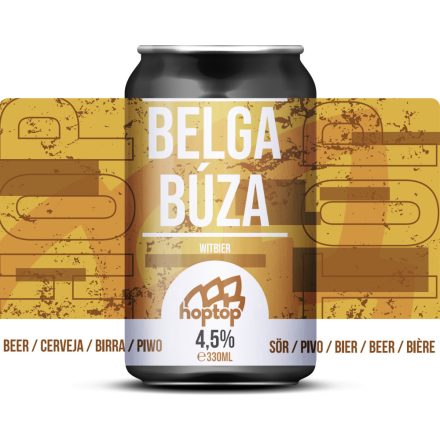 BELGA BÚZA 4,5% - WITBIER (can)