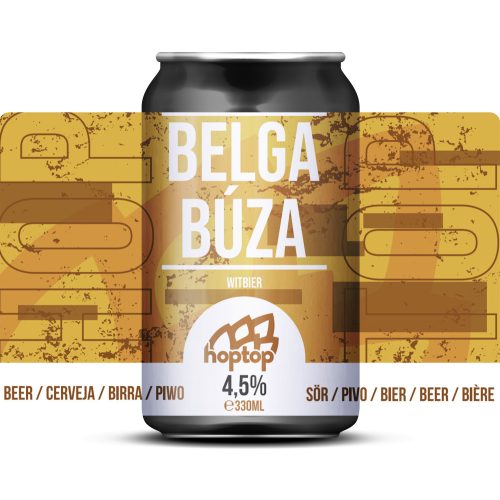 BELGA BÚZA 4,5% - WITBIER (can)