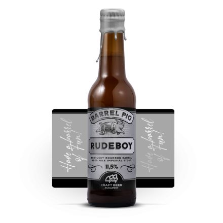 RUDEBOY 11,5% - MILK IMPERIAL STOUT /BARREL PIG SERIES/